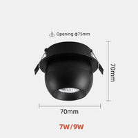 Spot LED Downlights COB Déco 10W/12W - Intensité Variable | Marco Lucetti