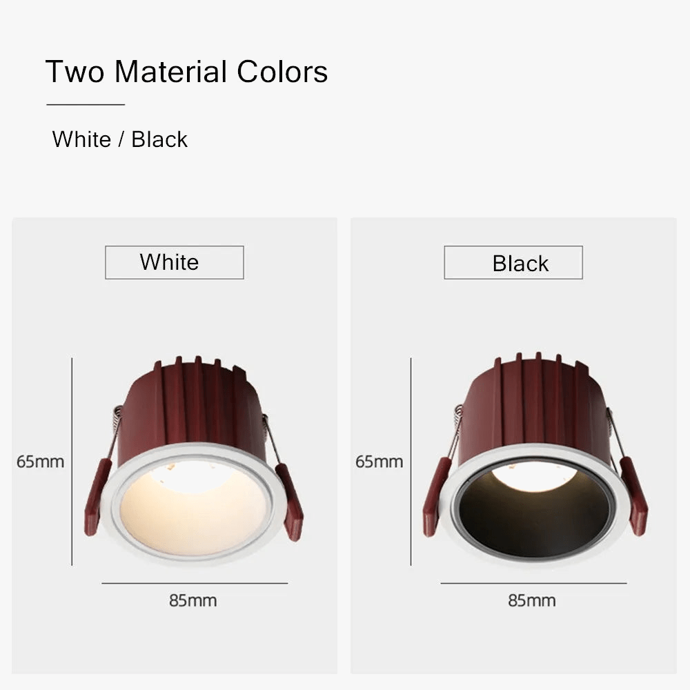 Spot LED en Aluminium Anti-Éblouissement Encastré pour Maison - Éclairage Premium | Marco Lucetti