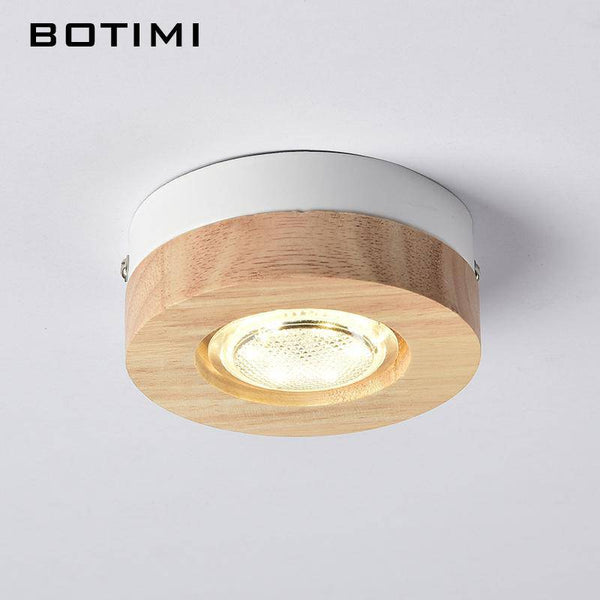 Spot LED en bois Botimi - Rond | Marco Lucetti