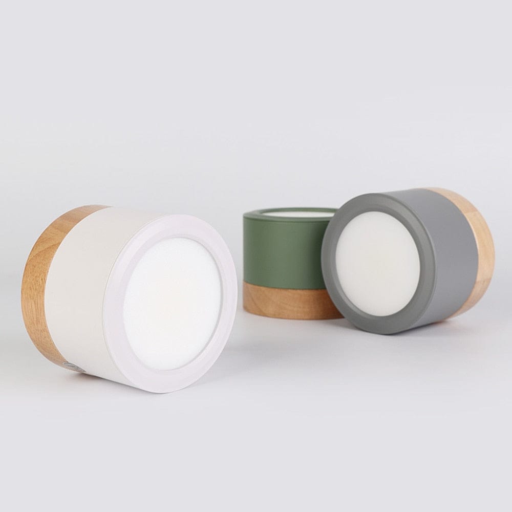 Spot LED en bois et métal coloré - Modèle Allan | Marco Lucetti