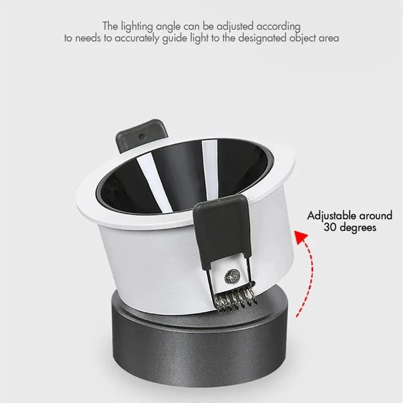 Spot LED encastrable anti-éblouissement avec intensité ajustable | Marco Lucetti