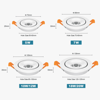 Spot LED Encastrable Brillant pour Intérieur | Marco Lucetti