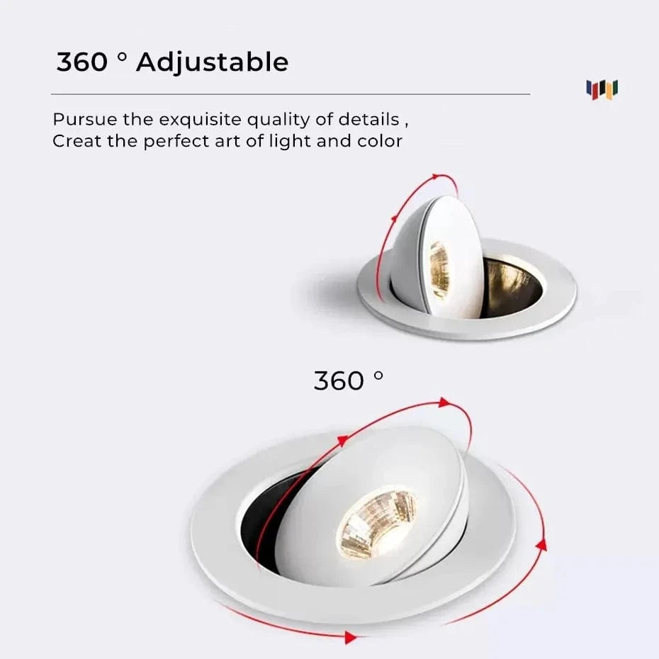 Spot LED Encastrable Brillant pour Intérieur | Marco Lucetti