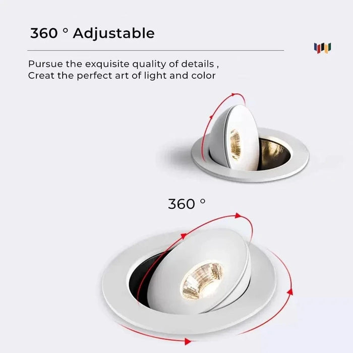 Spot LED Encastrable Brillant pour Intérieur | Marco Lucetti