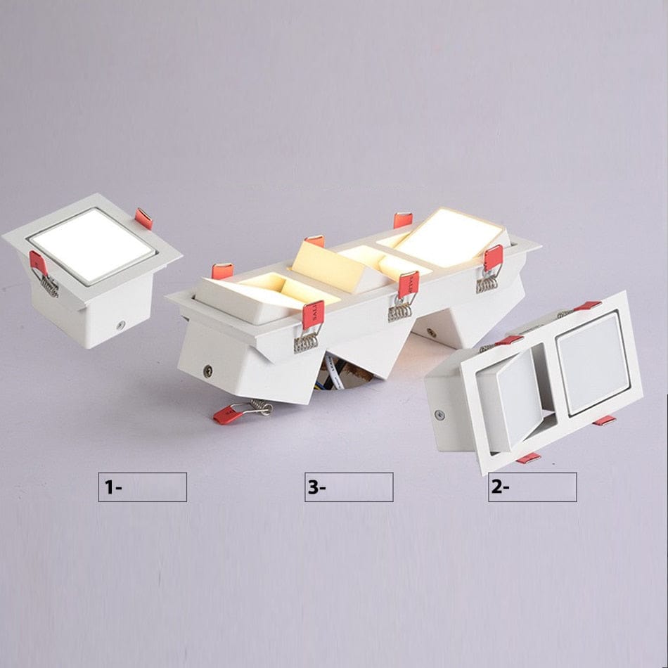 Spot LED Encastrable Carré 7W - Collection Colombe | Marco Lucetti