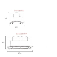 Spot LED encastrable carré Milazzo Light | Marco Lucetti