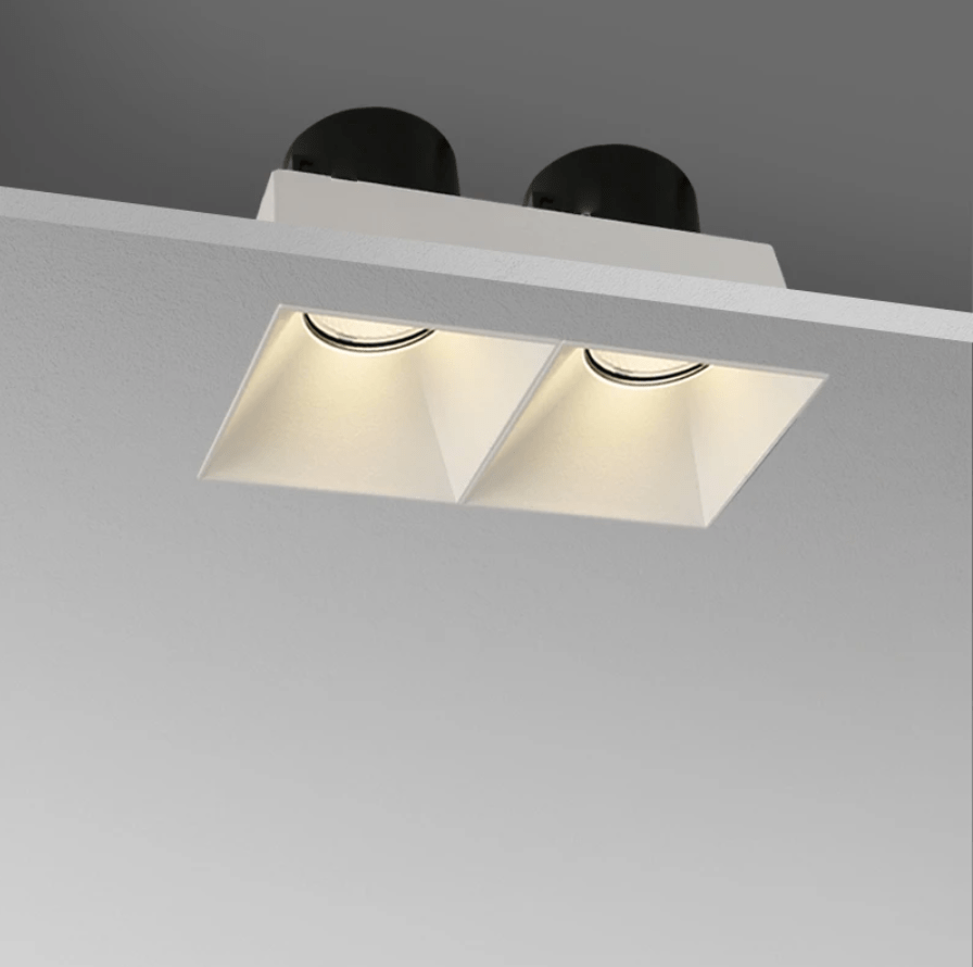 Spot LED encastrable carré Milazzo Light | Marco Lucetti 2 LED - 14W / Chaude