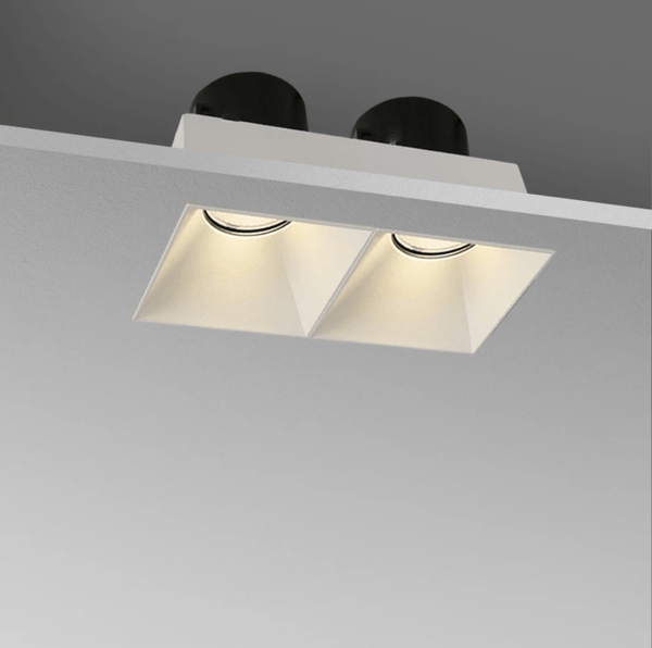 Spot LED encastrable carré Milazzo Light | Marco Lucetti 2 LED - 14W / Chaude