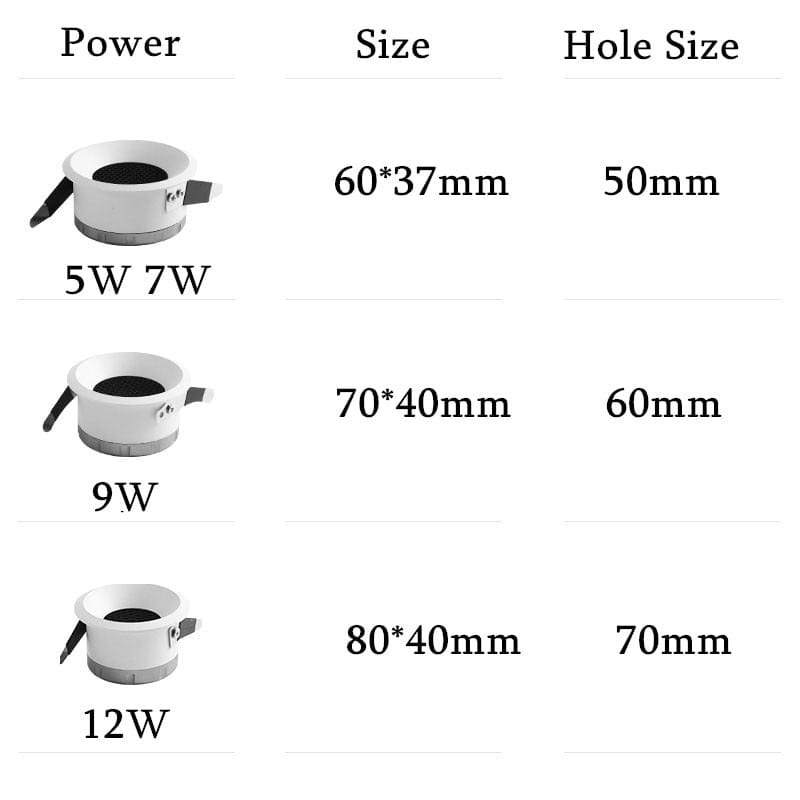 Spot LED encastrable Elvia Hyper-Lumière | Marco Lucetti