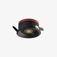 Spot LED encastrable Phoebe - Style Ruche Moderne et Dimmable | Marco Lucetti Chaude / 5W - Noir - Dimmable
