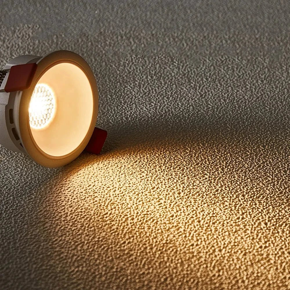 Spot LED encastrable plafond exclusif nid d'abeille sans éblouissement. | Marco Lucetti