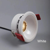 Spot LED encastrable plafond exclusif nid d'abeille sans éblouissement. | Marco Lucetti Blanc / Blanc naturel / 7W NON Intensité variable