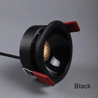 Spot LED encastrable plafond exclusif nid d'abeille sans éblouissement. | Marco Lucetti Noir / Blanc naturel / 7W NON Intensité variable