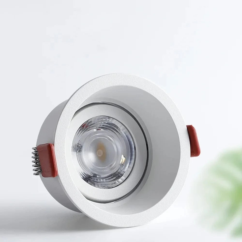 Spot LED encastrable rond anti-éblouissement et réglable - Design décoratif. | Marco Lucetti