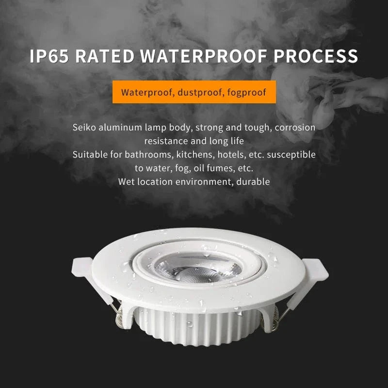 Spot LED encastrable rond pour salle de bain - Illuminez votre espace | Marco Lucetti