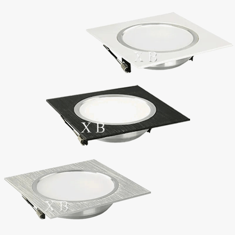 Spot LED encastré carré - Lumières 3W 5W 7W 9W 12W LED pour cuisine, maison, bureau et salon | Marco Lucetti