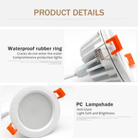 Spot LED encastré étanche pour éclairage intérieur et extérieur - Marque lumiluxe | Marco Lucetti