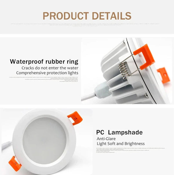 Spot LED encastré étanche pour éclairage intérieur et extérieur - Marque lumiluxe | Marco Lucetti