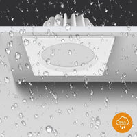 Spot LED encastré étanche pour éclairage intérieur et extérieur - Marque lumiluxe | Marco Lucetti Carré Blanc / Blanc chaud / 15W