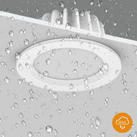 Spot LED encastré étanche pour éclairage intérieur et extérieur - Marque lumiluxe | Marco Lucetti Rond Blanc / Blanc chaud / 15W