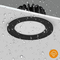 Spot LED encastré étanche pour éclairage intérieur et extérieur - Marque lumiluxe | Marco Lucetti Rond Noir / Blanc chaud / 15W