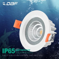 Spot LED étanche Downlight encastré pour salle de bain et cuisine - Anti-buée - Éclairage hôtel de salle de douche | Marco Lucetti