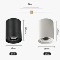 Spot LED GU10 Réglable Monté en Surface pour Plafond - Illuminez Votre Espace | Marco Lucetti