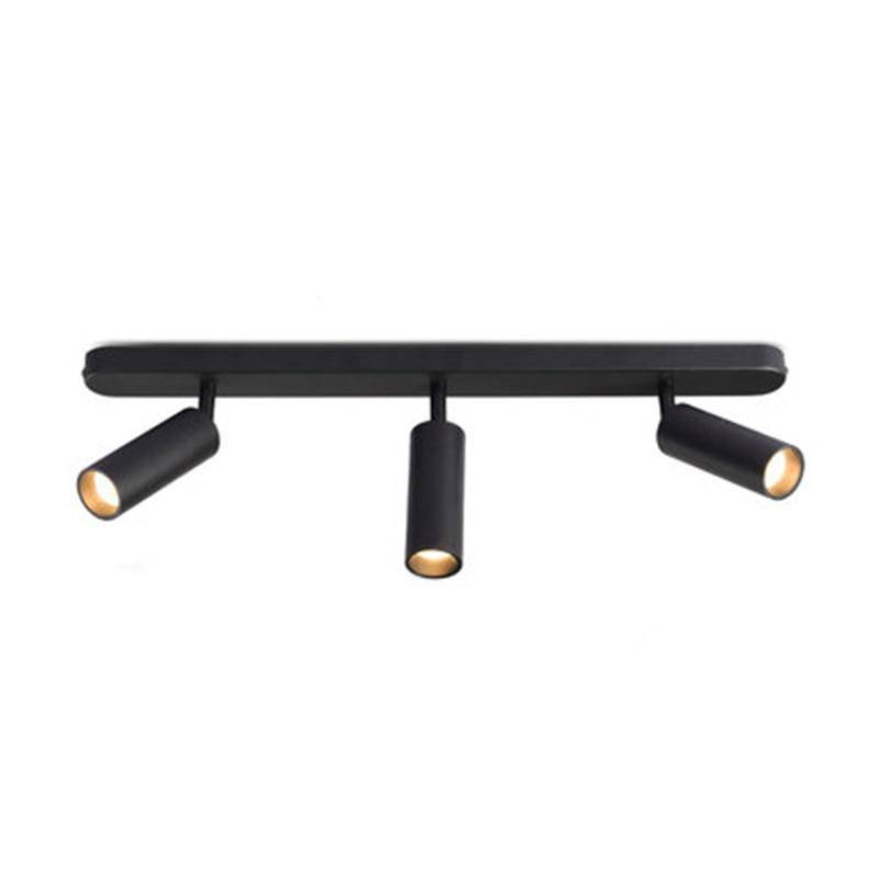 Spot LED Moderne à Cylindres Métalliques | Marco Lucetti Noir / Froide / 3 x 9W