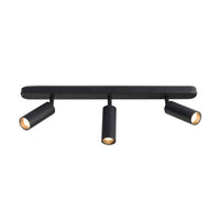 Spot LED Moderne à Cylindres Métalliques | Marco Lucetti Noir / Froide / 3 x 9W