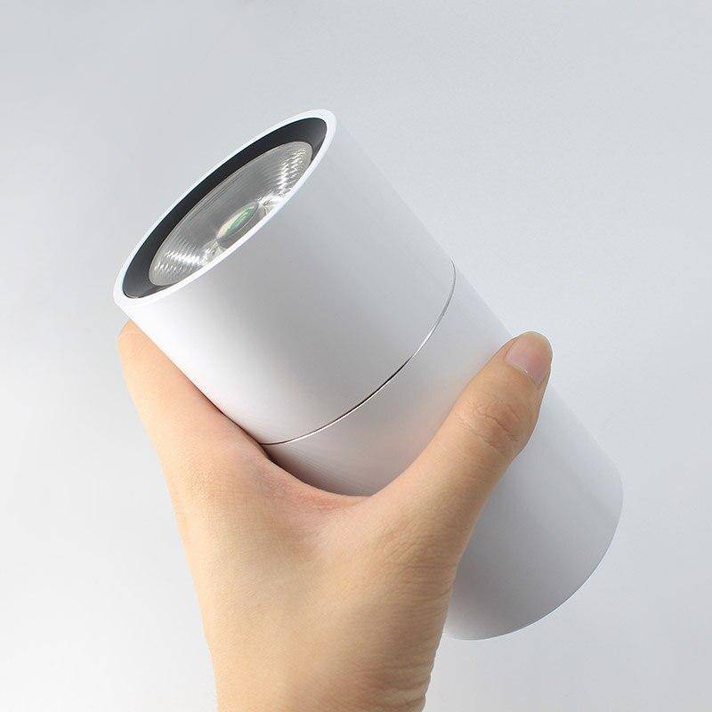 Spot LED moderne Loft - Trait Argenté | Marco Lucetti