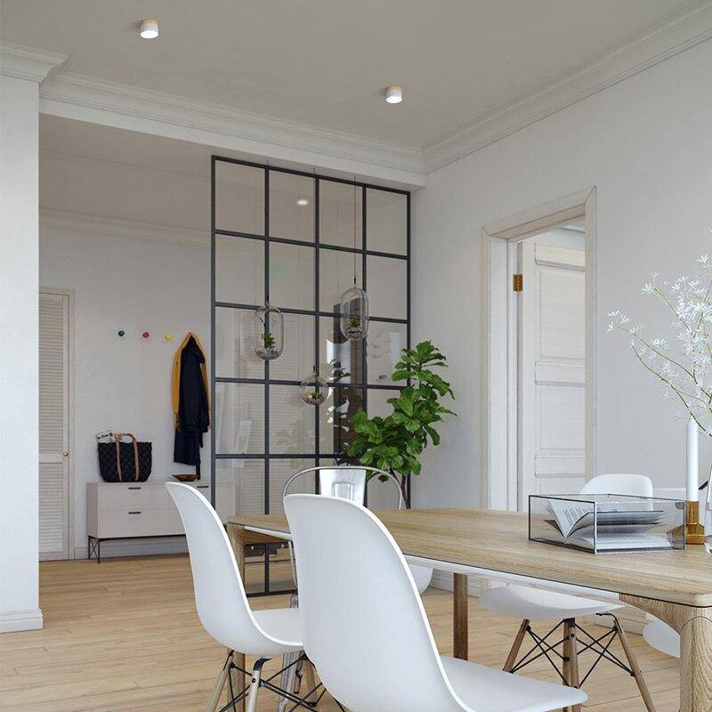 Spot LED moderne rond avec finition en bois - Style Loft | Marco Lucetti