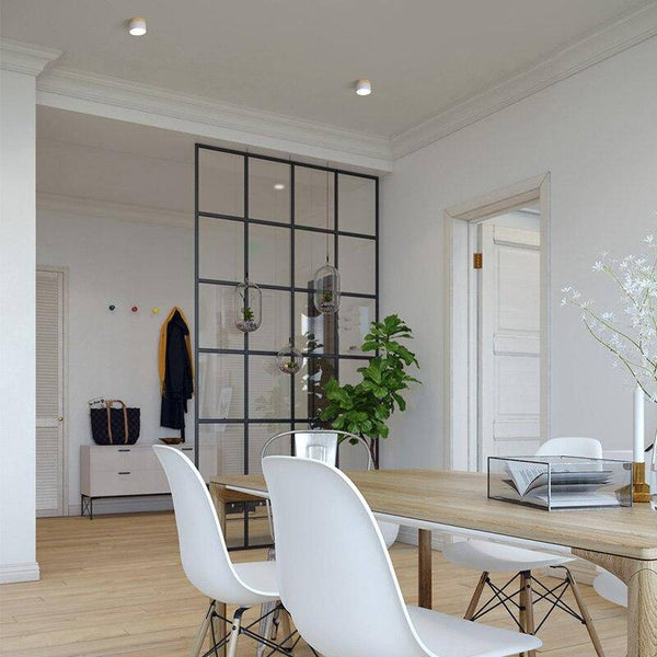 Spot LED moderne rond avec finition en bois - Style Loft | Marco Lucetti