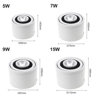 Spot LED moderne rotatif 360 en aluminium - Volteo´s Glow | Marco Lucetti