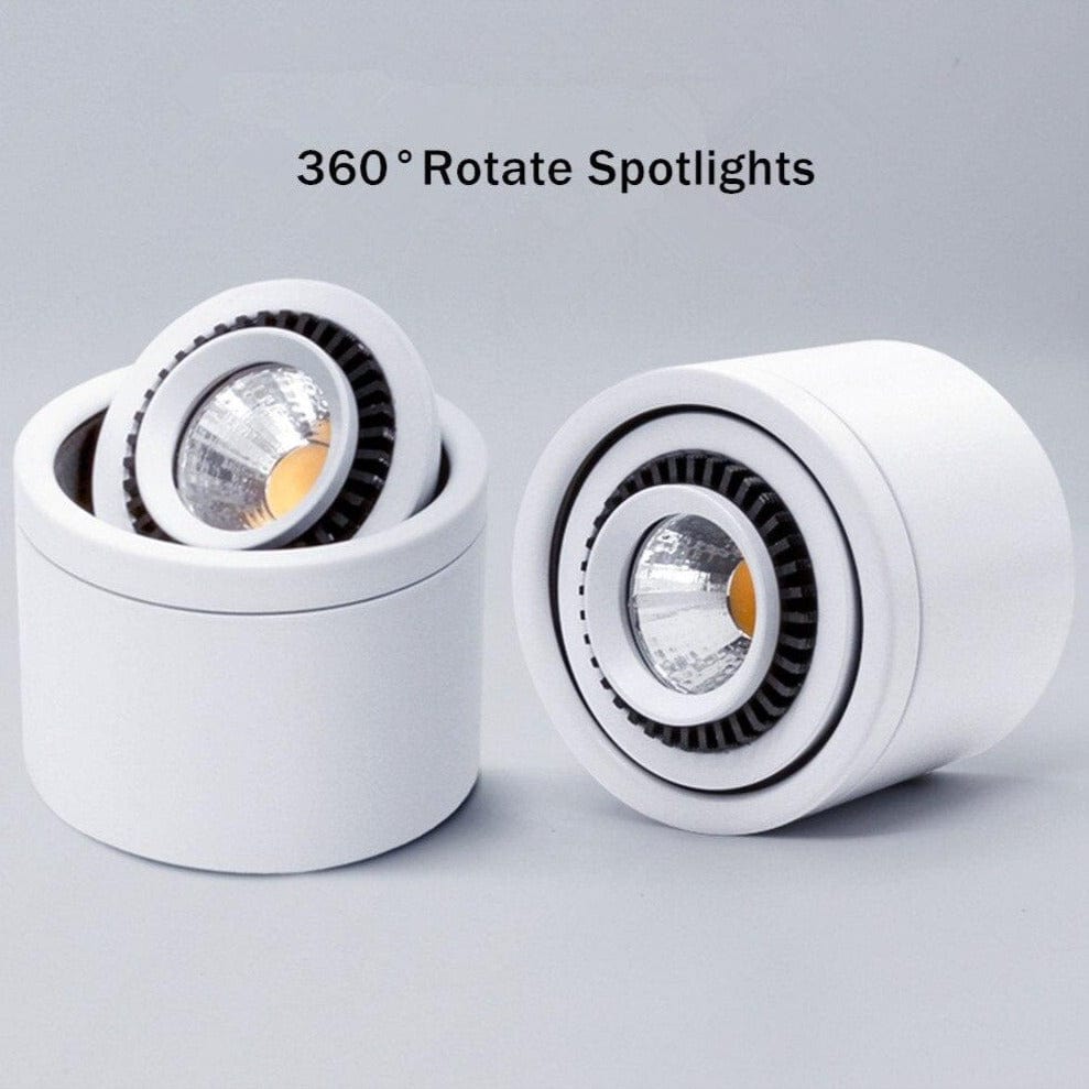 Spot LED moderne rotatif 360 en aluminium - Volteo´s Glow | Marco Lucetti