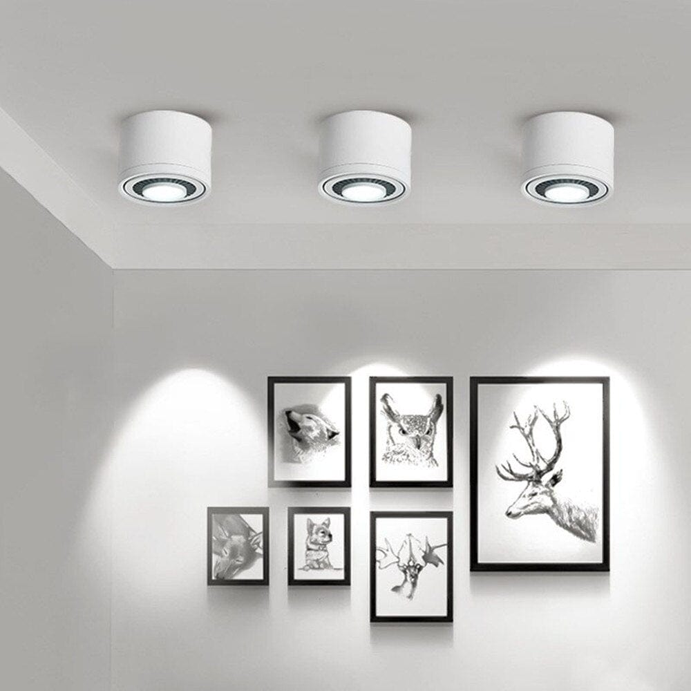 Spot LED moderne rotatif 360 en aluminium - Volteo´s Glow | Marco Lucetti