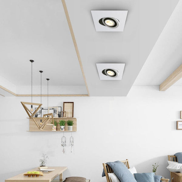 Spot LED moderne rotatif 360° - Solal Square Base | Marco Lucetti