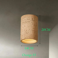 Spot LED nordique Wabi-sabi en résine pour un éclairage élégant et moderne dans la maison | Marco Lucetti H4