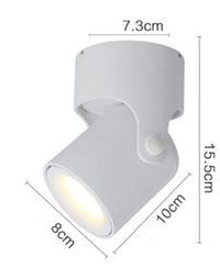 Spot LED Obby : Éclairage ajustable | Marco Lucetti Blanc - L / Chaude