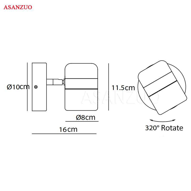 Spot LED orientable en métal  | Marco Lucetti