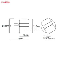 Spot LED orientable en métal  | Marco Lucetti
