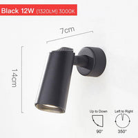 Spot LED Orientable Parsimony | Marco Lucetti Noir / 12W