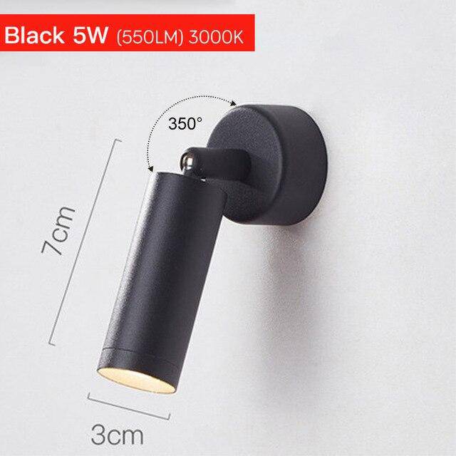 Spot LED Orientable Parsimony | Marco Lucetti Noir / 5W