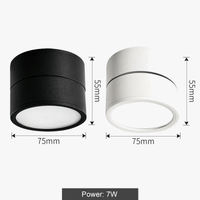 Spot LED pliable PULSE : Montage surface, Réglage rotatif, Éclairage intérieur | Marco Lucetti