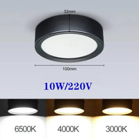 Spot LED pliable PULSE : Montage surface, Réglage rotatif, Éclairage intérieur | Marco Lucetti Type B mince 10 W 220 V / BLANC / Blanc chaud