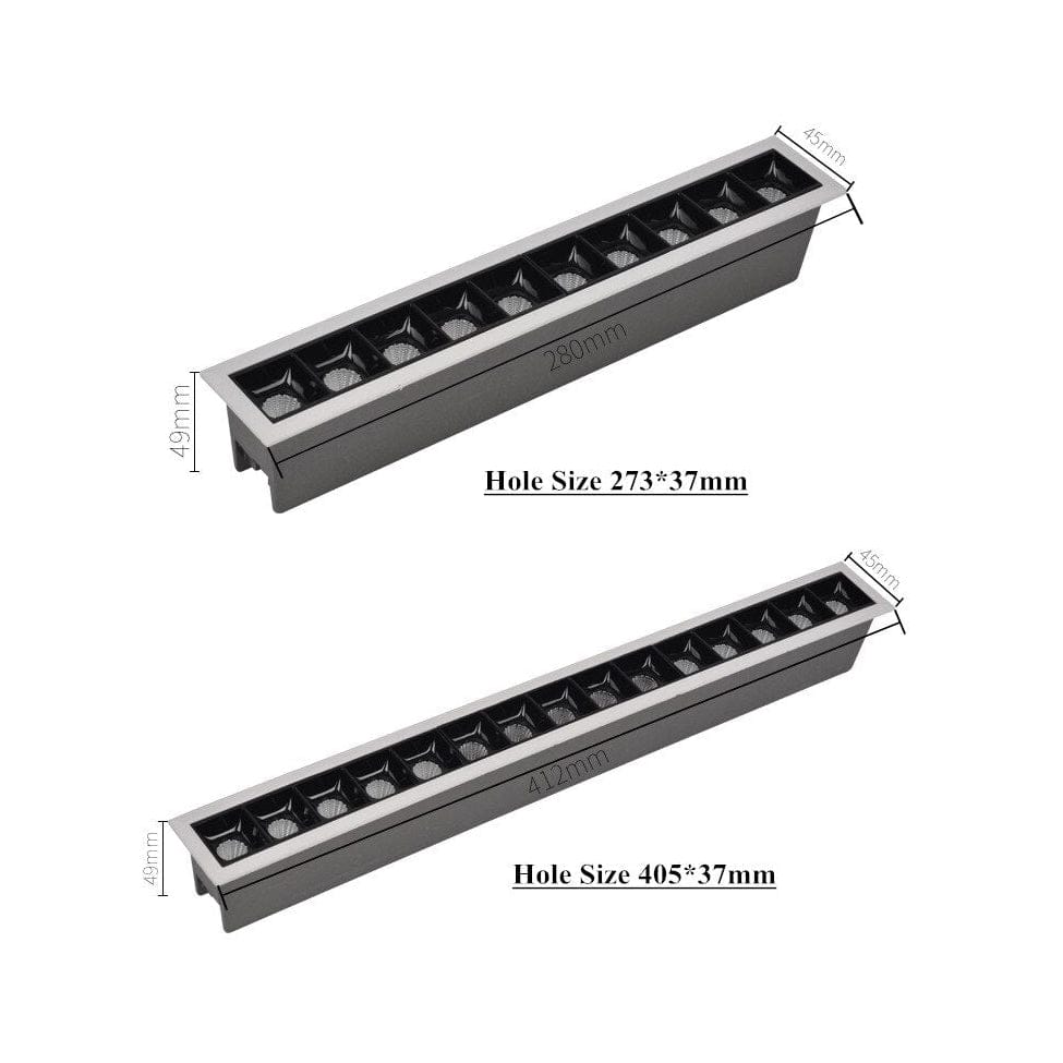 Spot LED rectangulaire encastrable Balvin Ultra-Design | Marco Lucetti