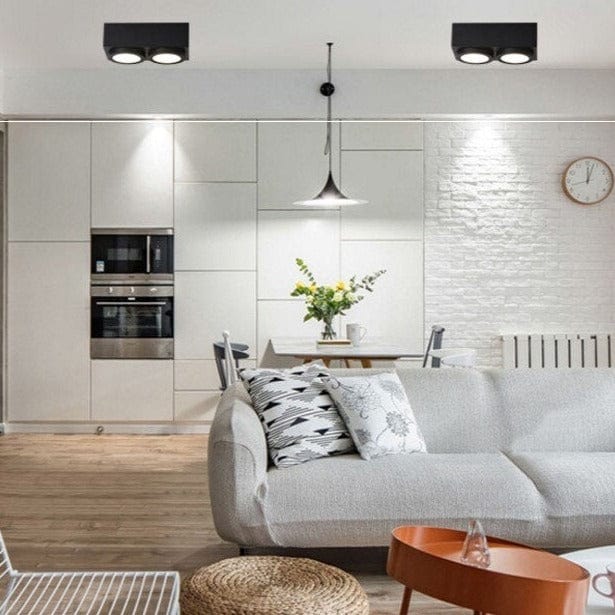 Spot LED Rectangulaire Moderne - 2 Lampes Connie | Marco Lucetti