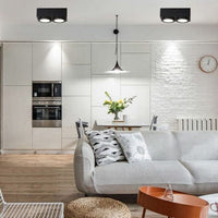 Spot LED Rectangulaire Moderne - 2 Lampes Connie | Marco Lucetti