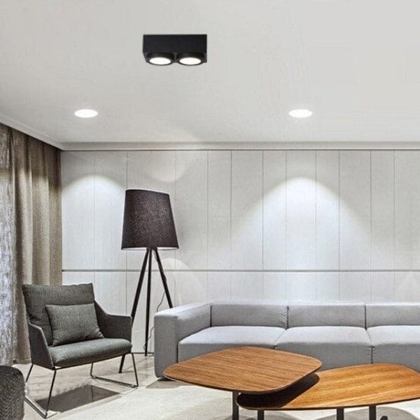 Spot LED Rectangulaire Moderne - 2 Lampes Connie | Marco Lucetti