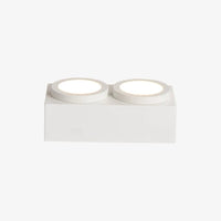 Spot LED Rectangulaire Moderne - 2 Lampes Connie | Marco Lucetti Blanc / 14W - Chaude