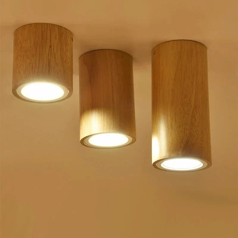 Spot Led rond en bois au design scandinave | Marco Lucetti